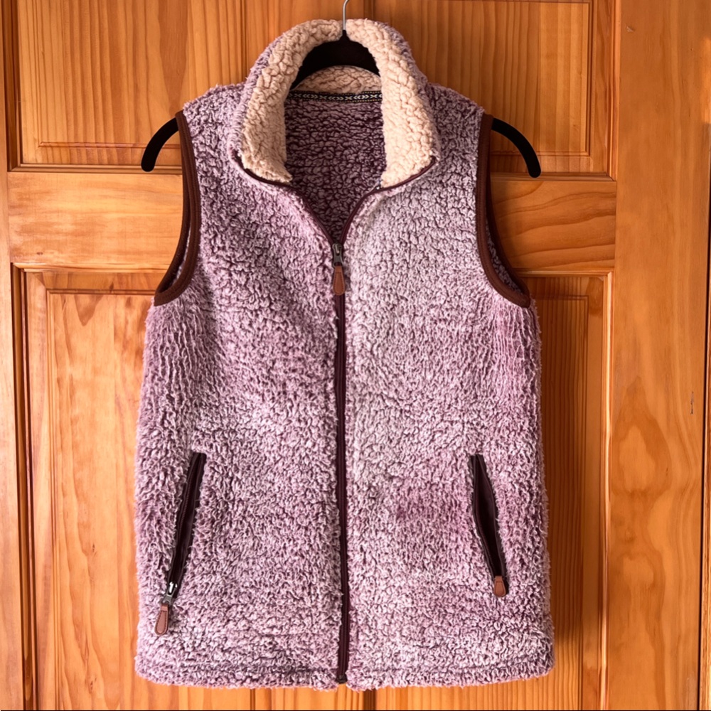 Plush Lavender Fleece Vest